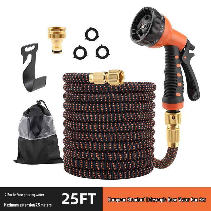 

Automatic Retractable High-Pressure Water Hose and Spray Gun for Car Wash, Garden, and Flower Watering