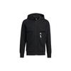 WJ PO JKT Solid Color Knit Hooded Jacket Black Men's HE5132
