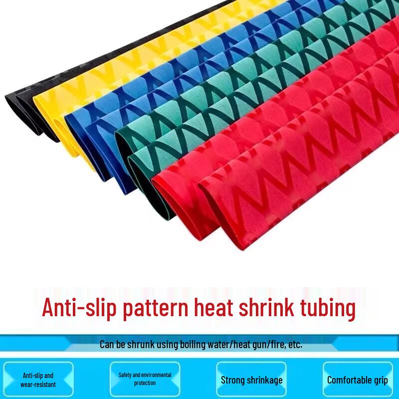 Five-Color Heat Shrink Knife Handle Grip Set