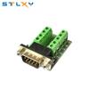D-Sub 9pin Solderless Connectors DB9 RS232 Serial To Terminal Female Male Adapter Connector Breakout Board