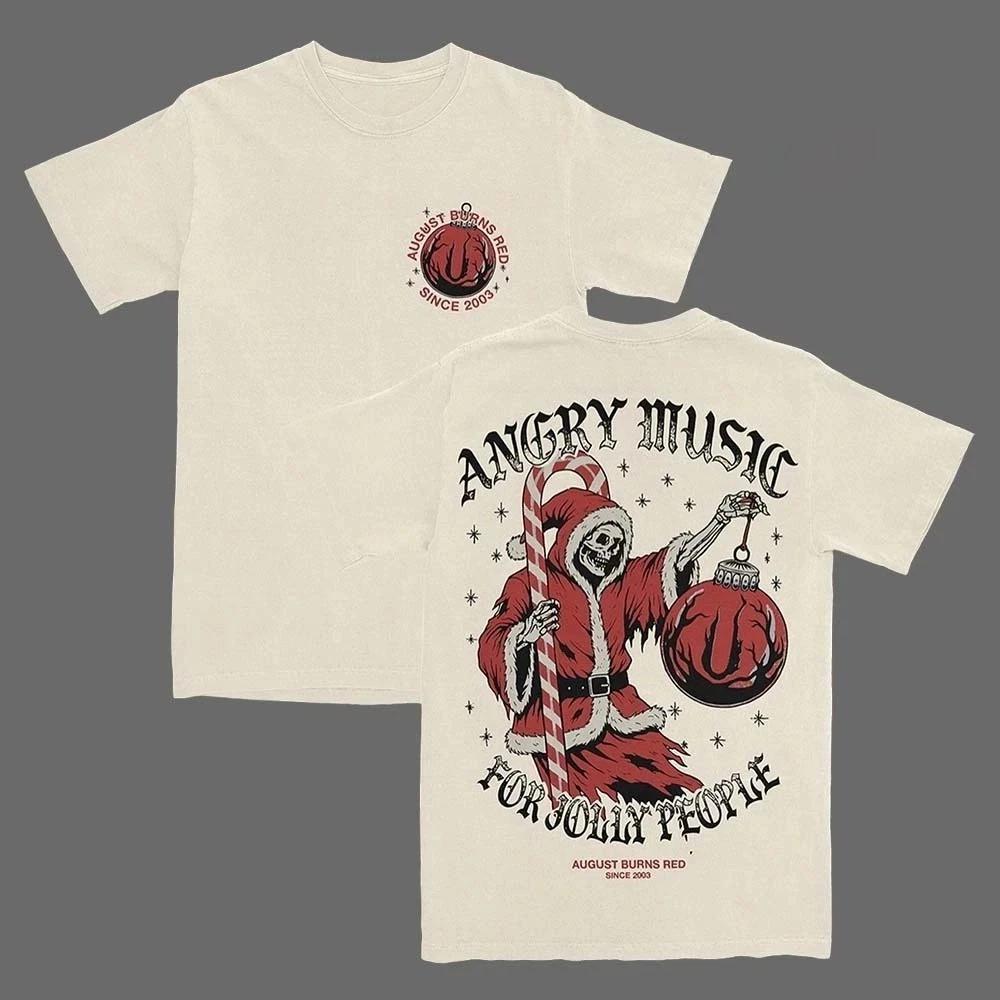 August Burns Red Christmas 2025 Angry Music For Jolly People Jolly Reaper TShirt S