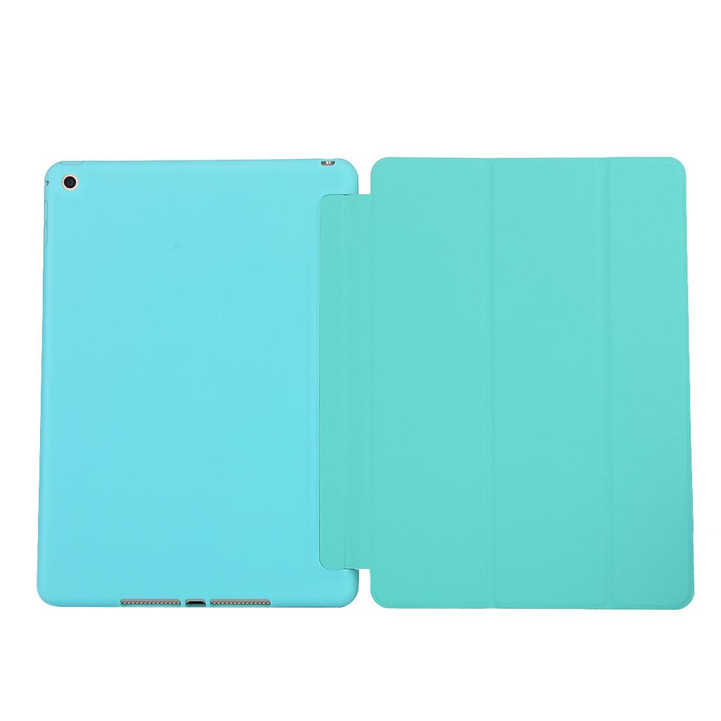 Suitable for Ipad 10.2 Silicone Heat Dissipation Protective Case Mini5 Anti-drop Soft Case Air2 Three-fold All-inclusive Edge Leather Case