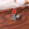 Gothic Cartoon Lighter Jewelry Brooch Couple Pins Shirt Badge Lapel Presents