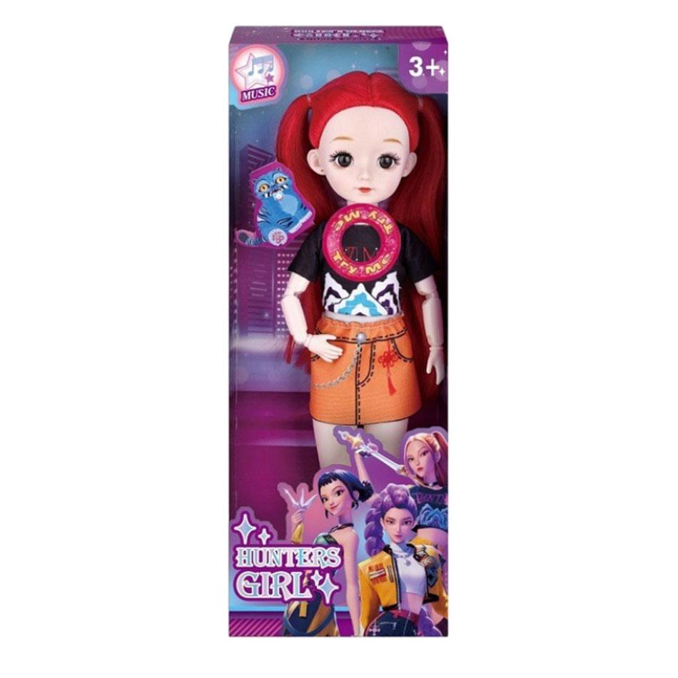 3D Oko Muzyka Motyw Piosenka K-POP Polowanie na Czarownice 12 cali Solidny Korpus 15 Przegubów Lalka Zabawka Urocza Winylowa Lalka Prezent na Urodziny Dziewczynki