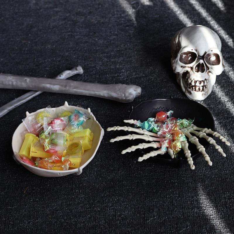 Halloween Skeleton Hands Realistic Plastic Skeleton Hands for Halloween Haunted House Themed Party Decoration Props