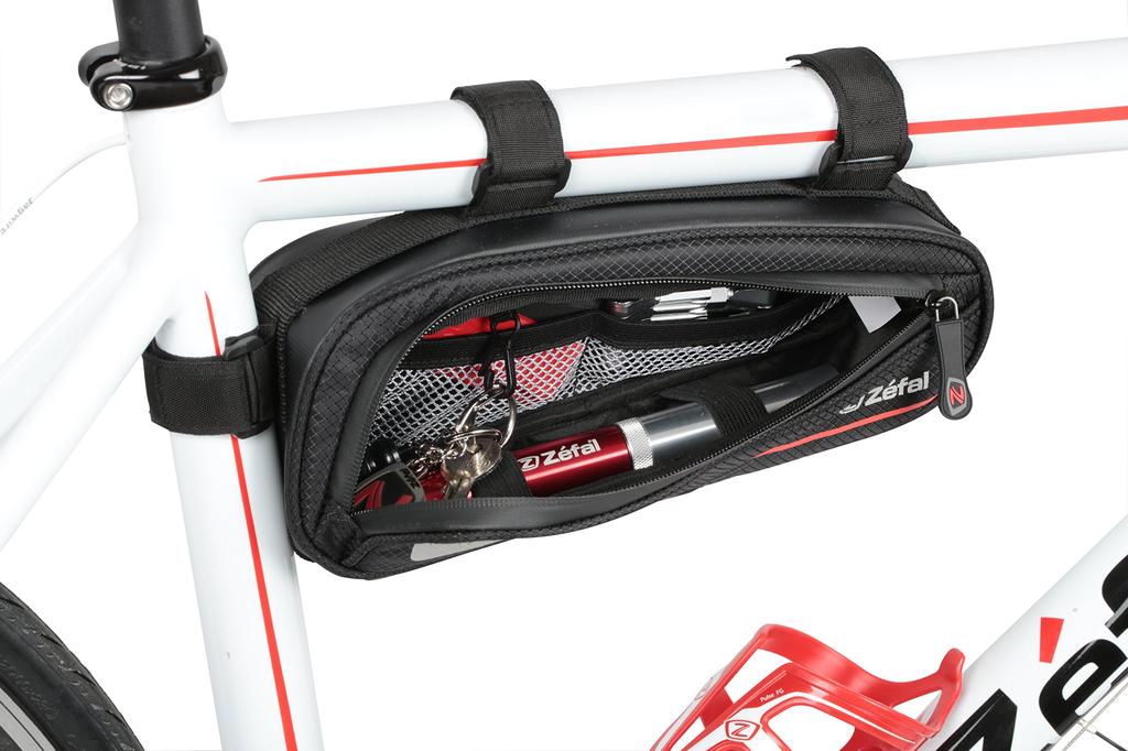 Zefal Z FRAME PACK Bicycle Frame Bag, Frame-Mounted Accessory Storage, Black, 1.3L, 7049