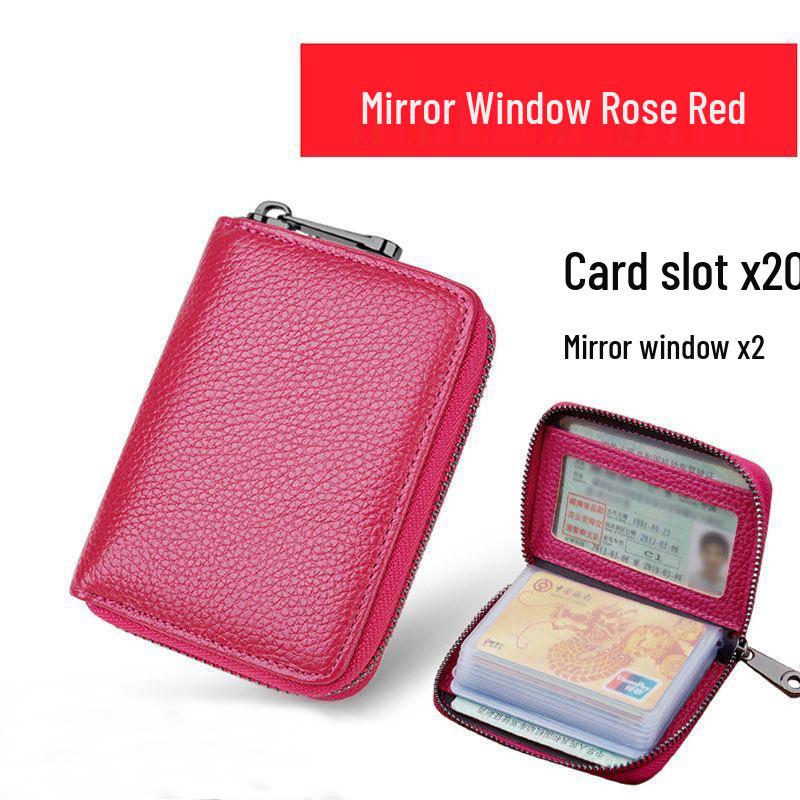 

Изысканный многосекционный цветочный держатель для карточек-аккордеон – Большая вместимость, модный складной для водительского удостоверения и кредитных карт