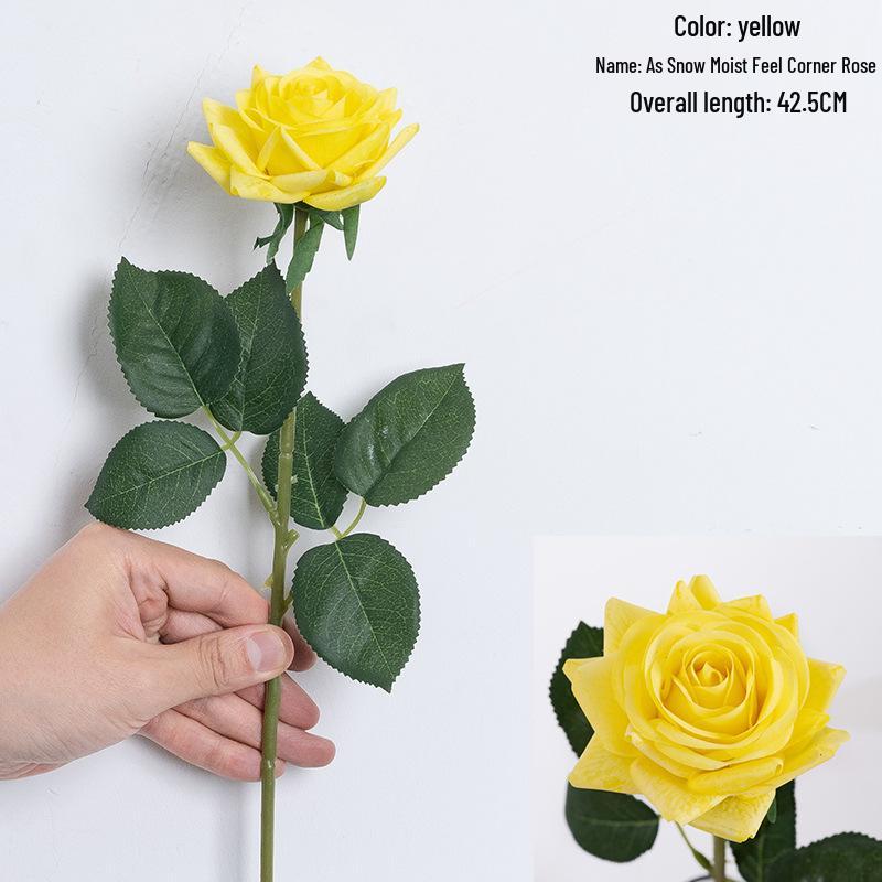 Handgefühl Rosenstrauß: Feuchtigkeitsspendendes Kunstblumenarrangement für Heimdekoration