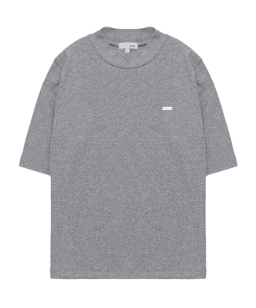 Eilubeu Half Sleeve Modal Ribbed Tee Aqits001D (A Type)