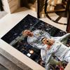 Cristiano Ronaldo Soccer Action Floor Mat Suitable for Dormitory Dining Room Living Rooms Study Room Anti-slip Rug Office Home Decor Best for Christma