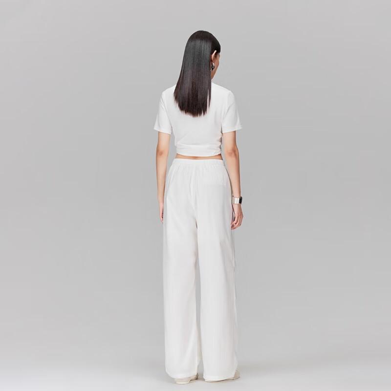 VEROMODA 2025 Autumn Cotton Blend Drawstring Loose Cargo Pants