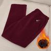 High Quality Corduroy Straight Trousers Women Autumn Winter Oversize Mother Pants Fleece Thicke Warm Casual Pants Female