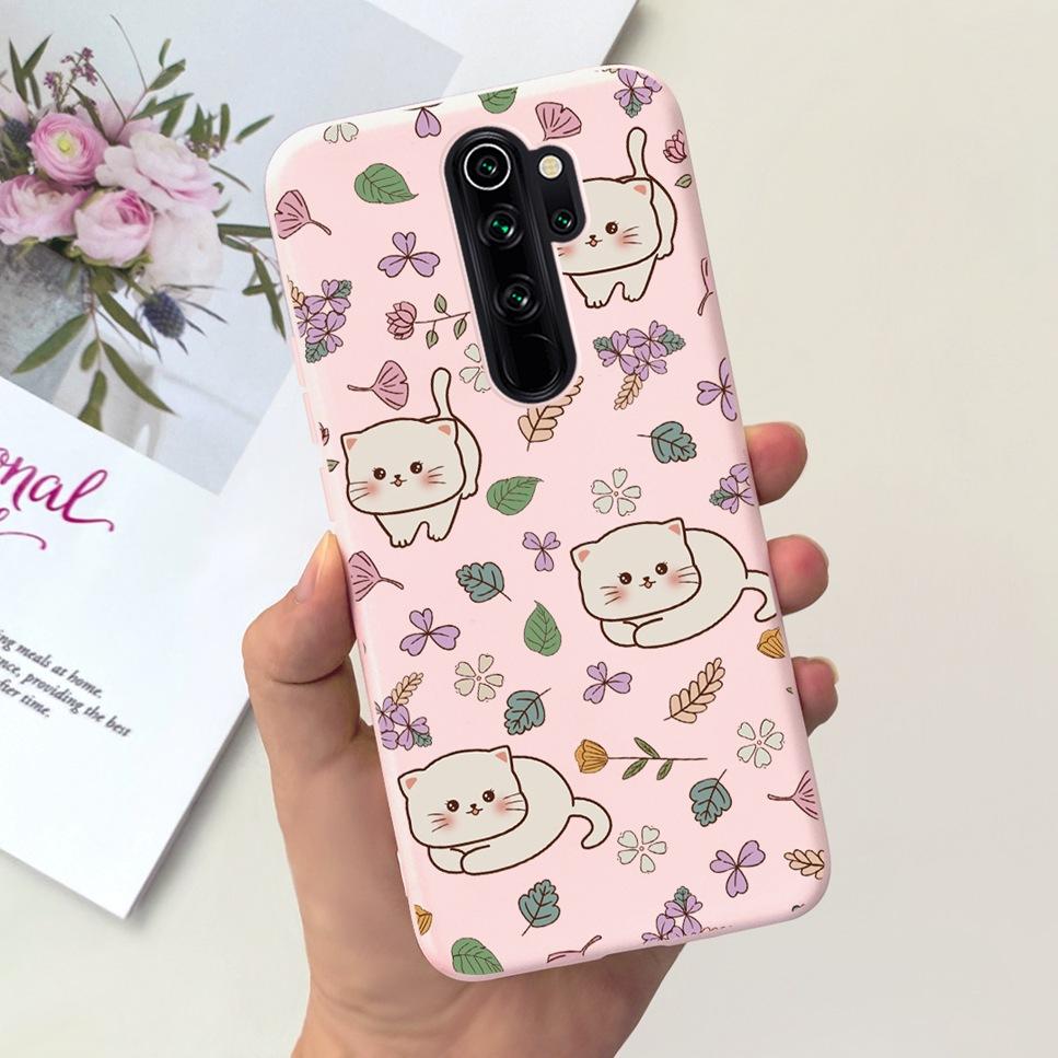 Neu Für Xiaomi Redmi Note 8 Pro 6,53" Hülle Niedliche Cartoon Weiche Silikon Rückseite Für Redmi Note 8Pro 8 pro Handy Schutzhülle