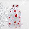 Christmas Drawstring Gift Bags with Santa & Tree Decorations