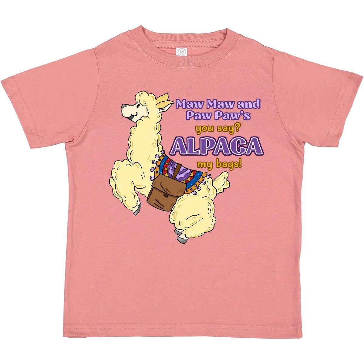 

Inktastic Maw Maw And Paw Paw s You Say ALPACA My Bags Toddler T-Shirt Family 150