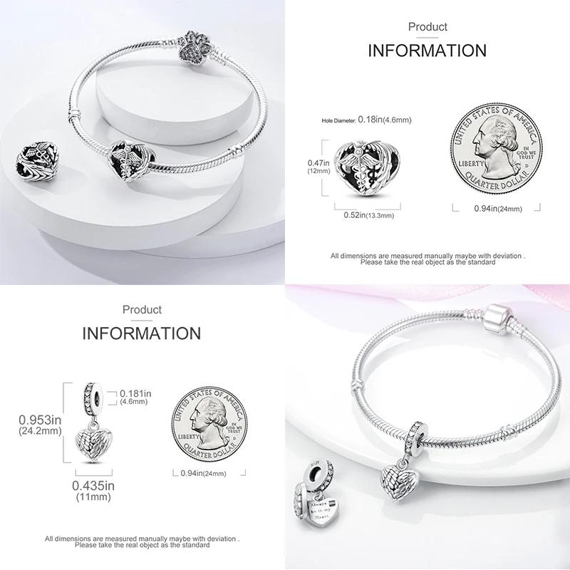 Copper Owl Flamingo Woodpecker Feather Charms Fitoriginalbracelet Charm Bead Necklace Diy Female Jewelry