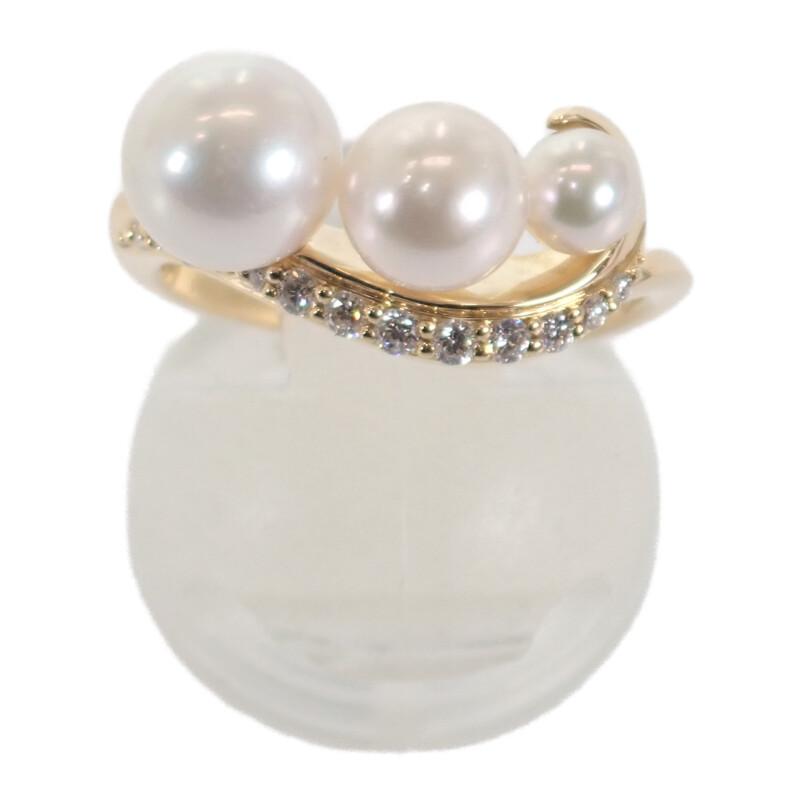 STAR JEWELRY #13(JP Size) Ring K18 Yellow gold/Pearl Women