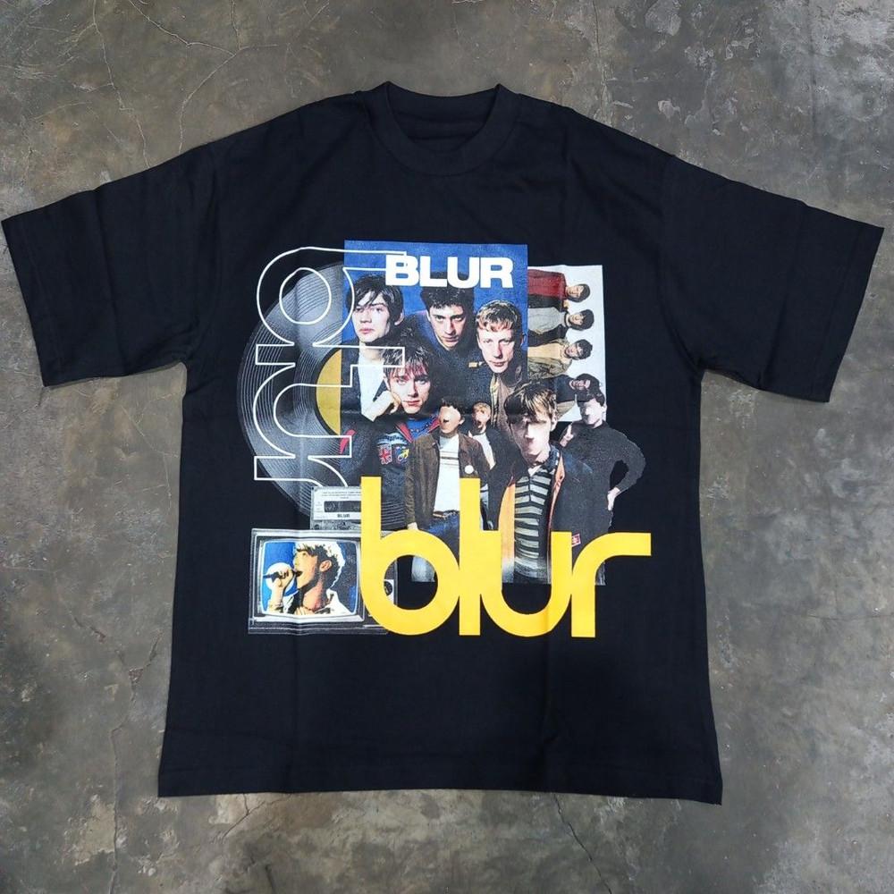 

NEW BLUR Band Gift Fan Short Sleeve Black All Size Shirt AG2315 Unisex T-Shirt S