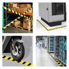 Black and yellow hazard safety warning stripe barrier tape suitable for marking floors walls pipes and equipmentPinstriping Tape 3