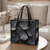 Crack Pattern Tote Bag Large Capacity Casual Shoulder Handbag For Daily Use