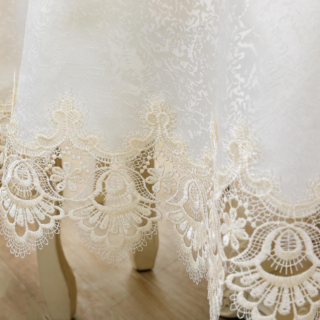 European Entry Lux terítő Tribute selyem jacquard csipke terítő kerek terítő asztalterítő