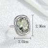 Bolaijewelry Luxusdesign Natürlicher grüner Amethyst Großer Edelstein Oval 12*16mm Ring 925 Sterlingsilber Wunderschöner feiner Schmuck
