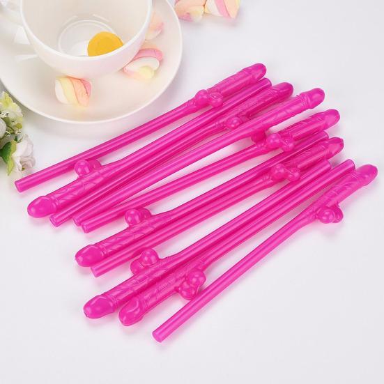 10/20Pcs Bachelorette Party Willy Straws Funny Drinking Straws for Girls Night Out Reusable Food Grade Plastic Straws Party Home Bar Accessories