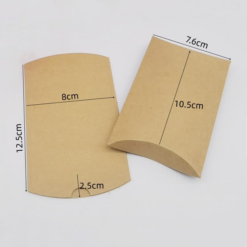10pc 12.5x8x2cm new gift bags, pillow boxes, paper party matching packaging, jewelry bags