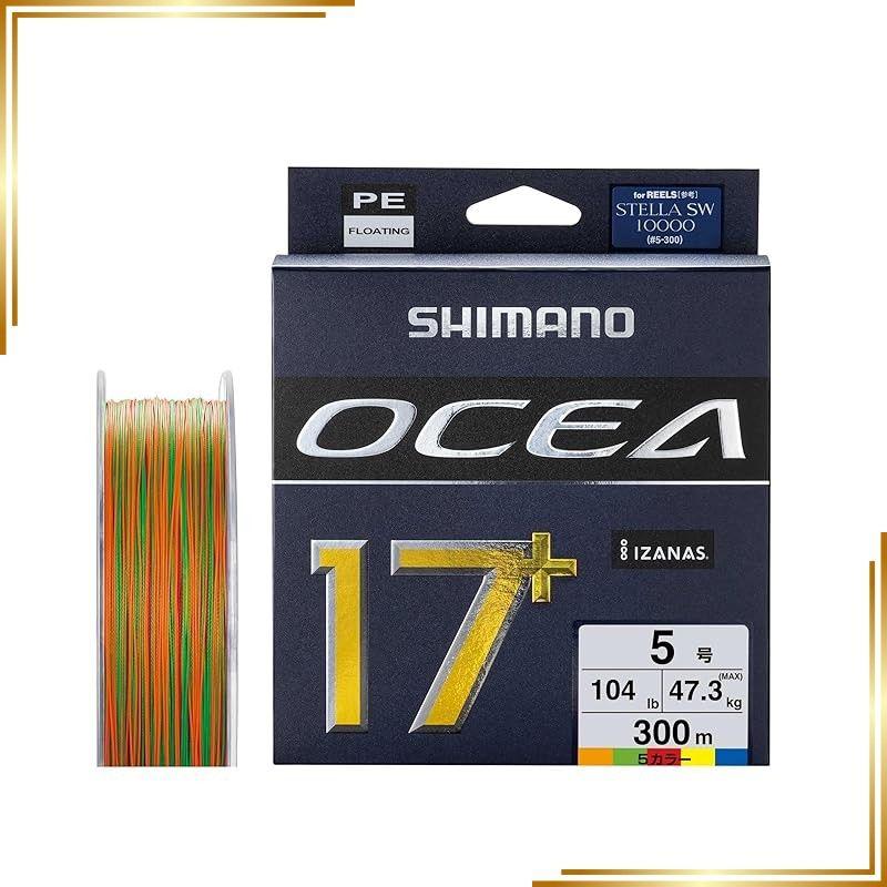 Used [New] SHIMANO PE Line Osea 17+ PE 300m LD-A71Y No. 5 Multi Color 0