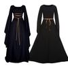 2022 New Medieval Witch Dress for Women Halloween Carnival Party Cosplay Performance Clothing Middle Ages Vampire Bride Costumes