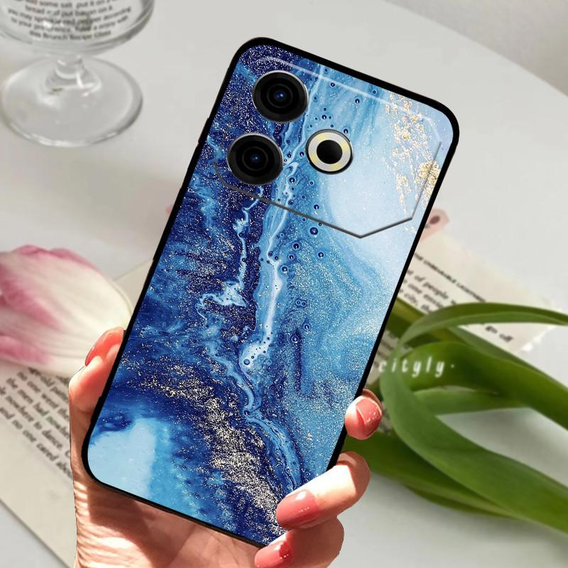 Für Tecno Pova 6 Neo Hülle Stoßfest Weiches TPU Silikon Handyhülle Für Tecno Pova 6 Neo Funda Pova6 Neo Capa Niedlicher Cartoon
