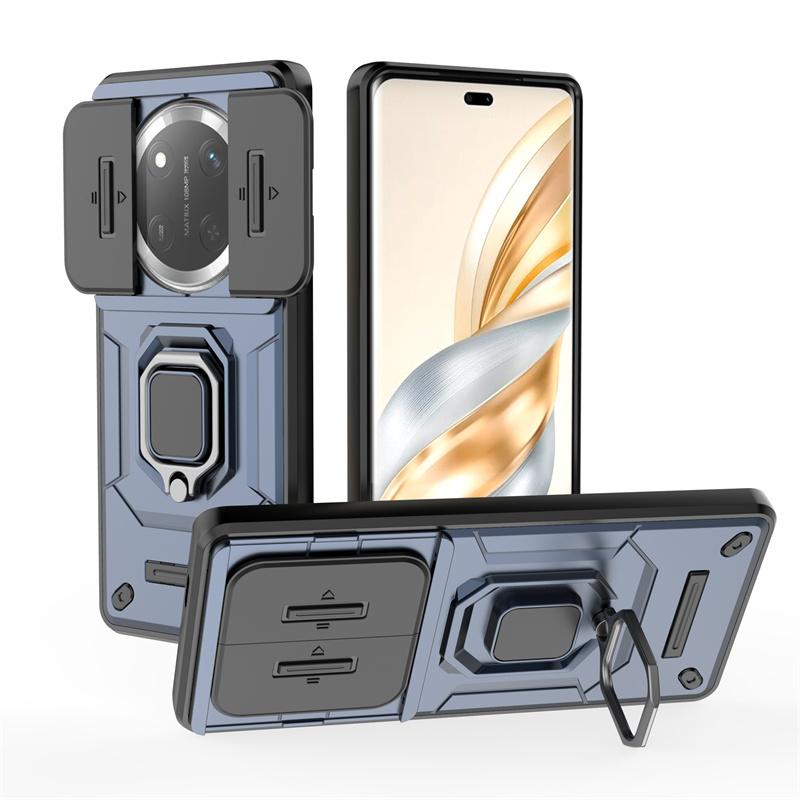 Armor Shockproof Case For Honor X9c Smart X9b X9a Protective Cover For Magic 7 6 5 Lite With Ring Stand Holder Coque Fundas Capa