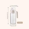 Oil Dispenser Bottle For Kitchen Sauce Auto-Seal Portion Control Olive Oil Bottle Condiment Leak-Proof Ergonomic Dust-Proof
