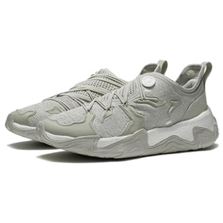 Li Ning Jackie Chan Collection Casual Shoes Men's Low Top Seed Yellow Gray AGLS075-3