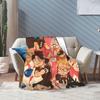 Haikuu Japan Manga Decke Superweich Warm Überwurfdecken für Sofa 50x60 Zoll Mehrere Größen Plüsch Dünne Steppdecke