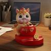 Mascot Horse Year Figurines Resin Crafts Mobile Phone Stand Lion Dance Ornaments  Home Party Decor