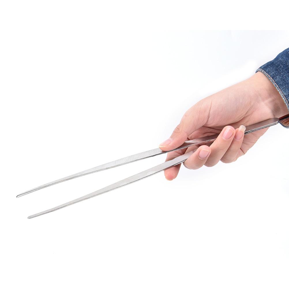 1PC Kitchen Gadgets Barbecue Thicker Tongs Food Tongs Food Clip Stainless Steel Churrasco Tweezers Clip Barbecue Buffet Restaurant Tools