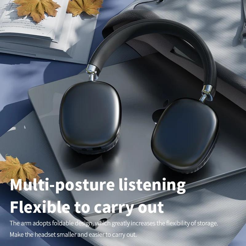 NEW Air Max Bluetooth Earphone Over Ear Wireless Headset Stereo Surround Gaming Headphone For Phone