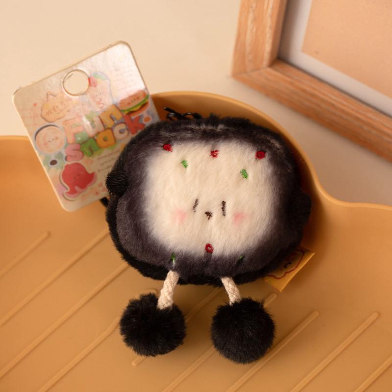 Dumpling Hamburger Soup Food Food Plush Toy Keychain Kids Stuffed Animal Doll