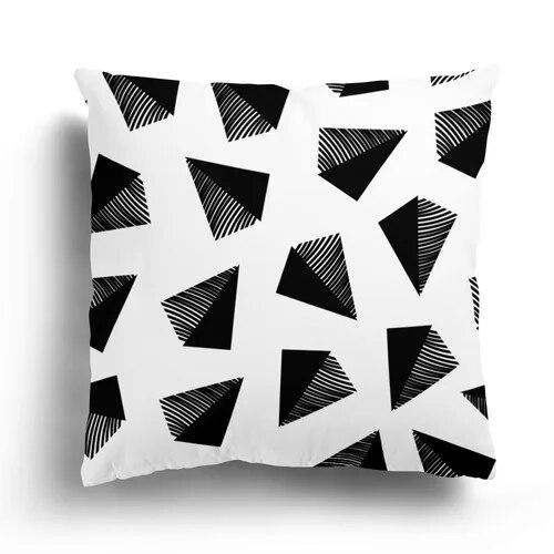 Nordic Autumn Black and White Simple Printed Sofa Cushion Cover Pillowcase Home Party Car Bedding