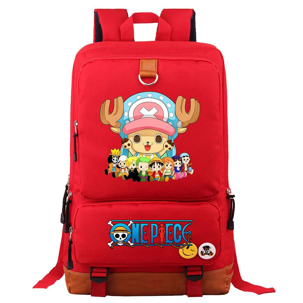 Anime Cartoon Print Teen Student Schoolbag Large Capacity Travel Bag Men And Women Backpack