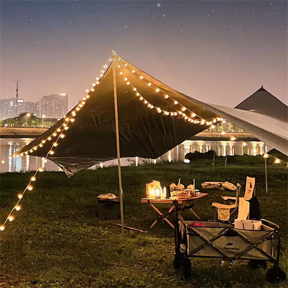 Xiaomi 200 Led Crystal Globe Lights Camping Solar String Lights Outdoor Waterproof Solar Fairy Light for Garden Christmas Party Decor