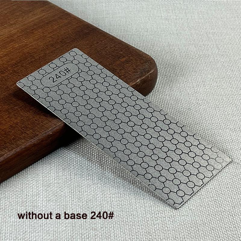 Diamond Sharpening Stone Knife sharpener 151*63mm Ultra-thin Honeycomb Surface Knife Whetstone Kitchen Grinding Tool