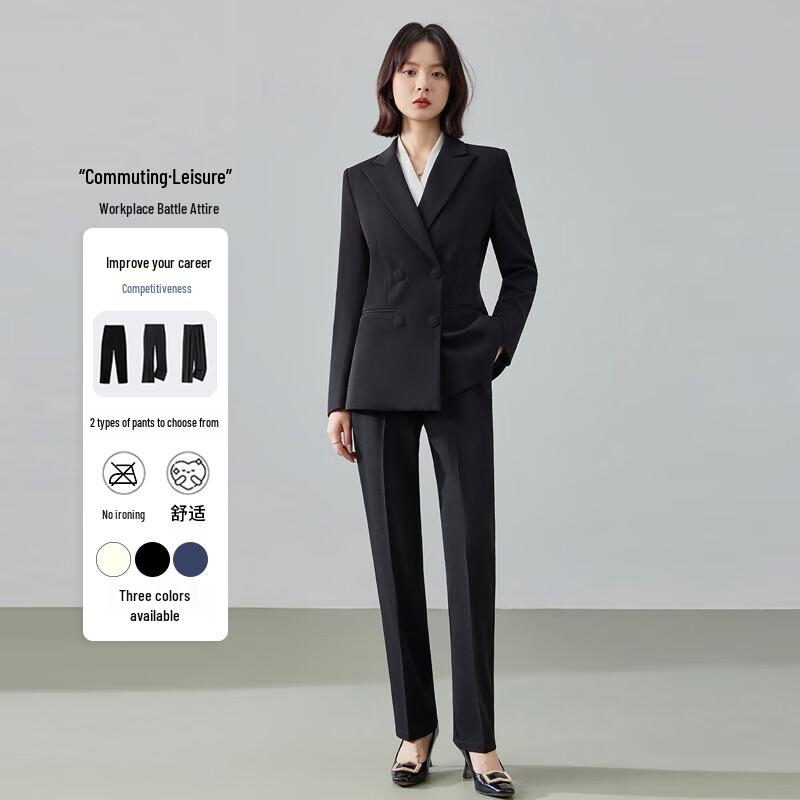Women s Professional Suit Set with 2 Pant Styles 2XL