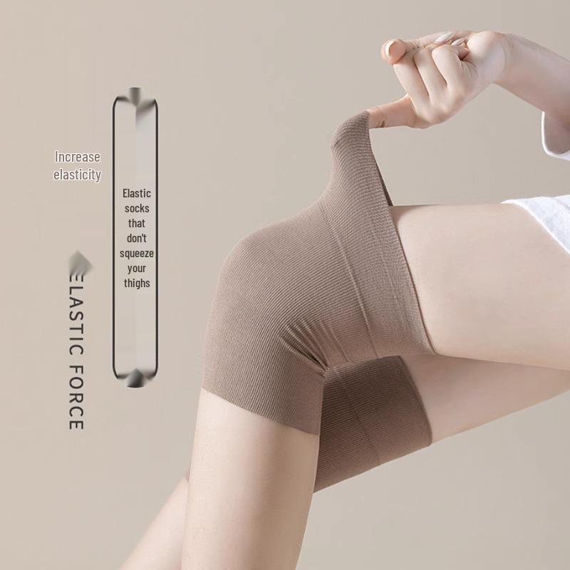 Women's Thin Over-Knee Anti-Slip Knee Pads - Warm, Anti-Snag Stockings for Summer or Air-Conditioned Rooms