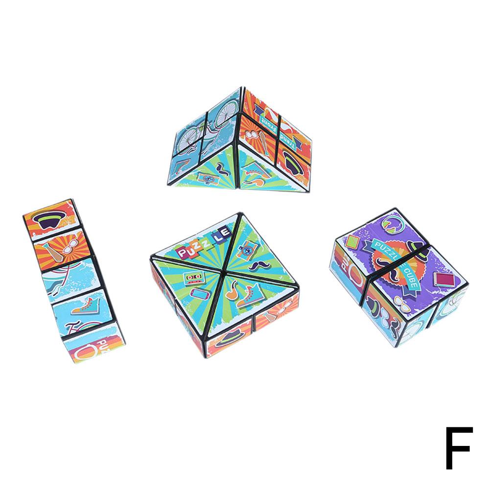 Creative Star Geometric Magnetic Cube Versatile Infinite Antistress Anxiety Desk Toy ABS material waterproof Magic Cube