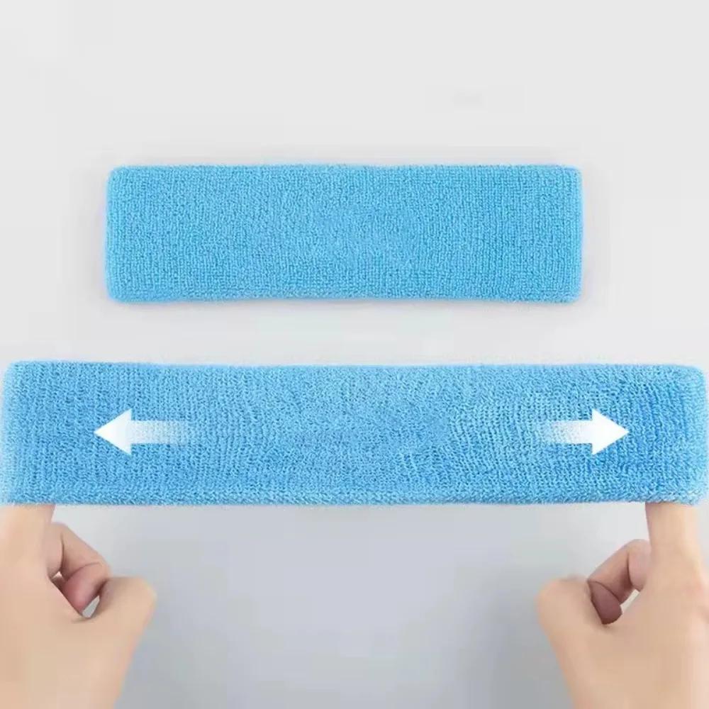 1pc Sports Headband Running Headwear Sweat Absorbing Headband Basketball Antiperspirant Towel Sweat Band Football Headband