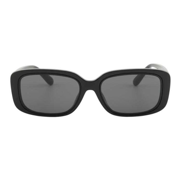Coach Classic Sunglasses With C Logo Arm Design Square Frame Unisex Sunglasses Black OHC8444D-500287
