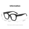 Women Men Leopard Frame Square Hyperopia Eyeglasses Pc Material Anti Blue Light Power Glasses With Diopters Plus 0 +1.0 To +4.0