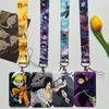 Anime Credit Card Skin Lanyards Keys Neck Strap Card Badge Key Chain Lanyard Key Holder DIY Hang Rope Keyring